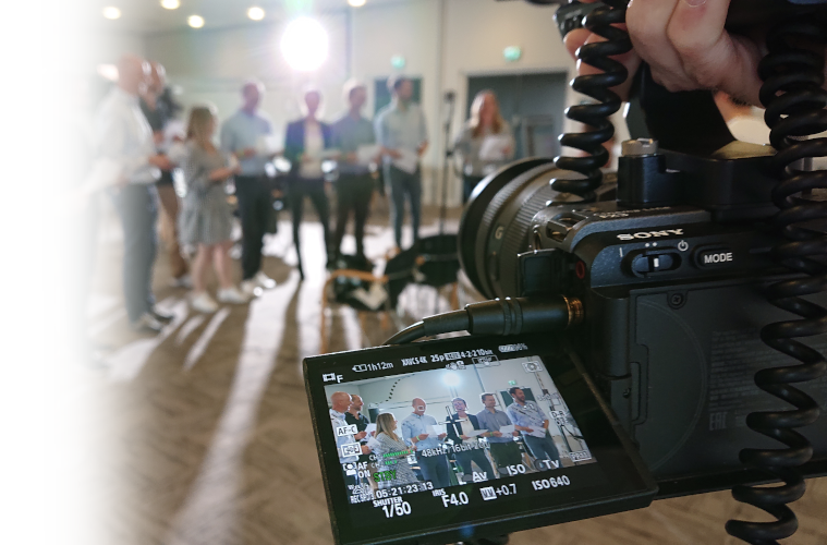 Musik event videooptagelse.