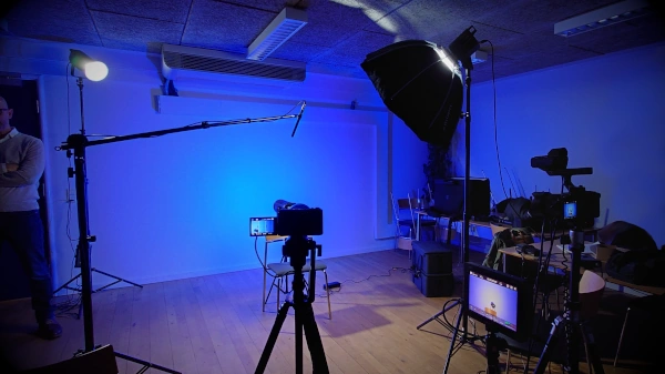 Lamper til optagelse monitor